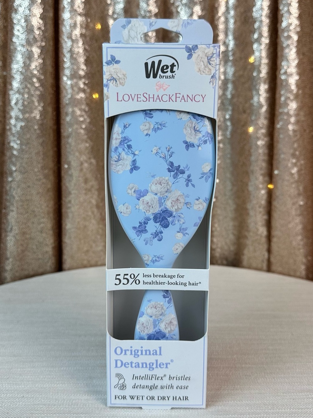 LoveShackFancy x Wet Brush Everblooming Rosettes Original Detangler NWT